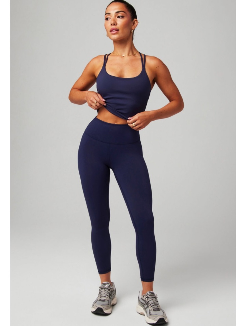Fabletics Deep Navy PowerHold High-Waisted Leggings
